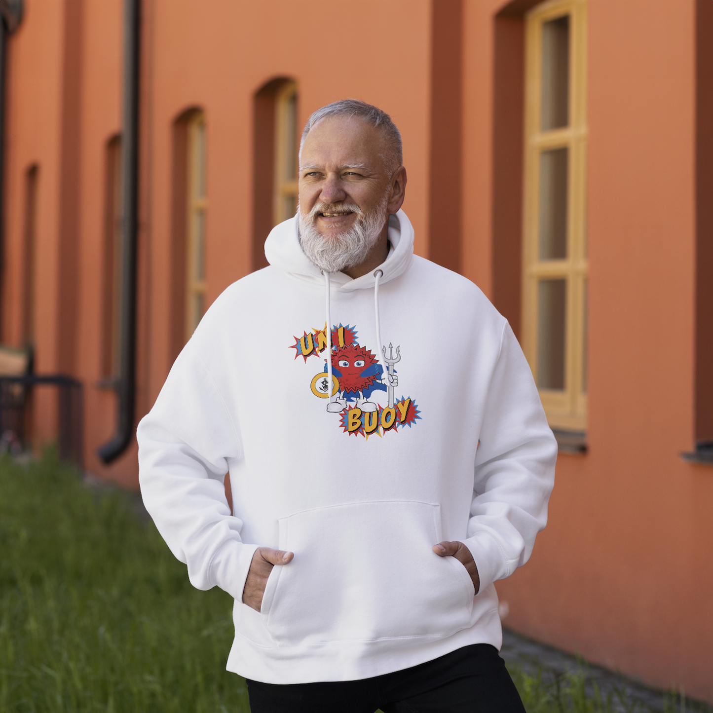 Uni Buoy White Hoodie