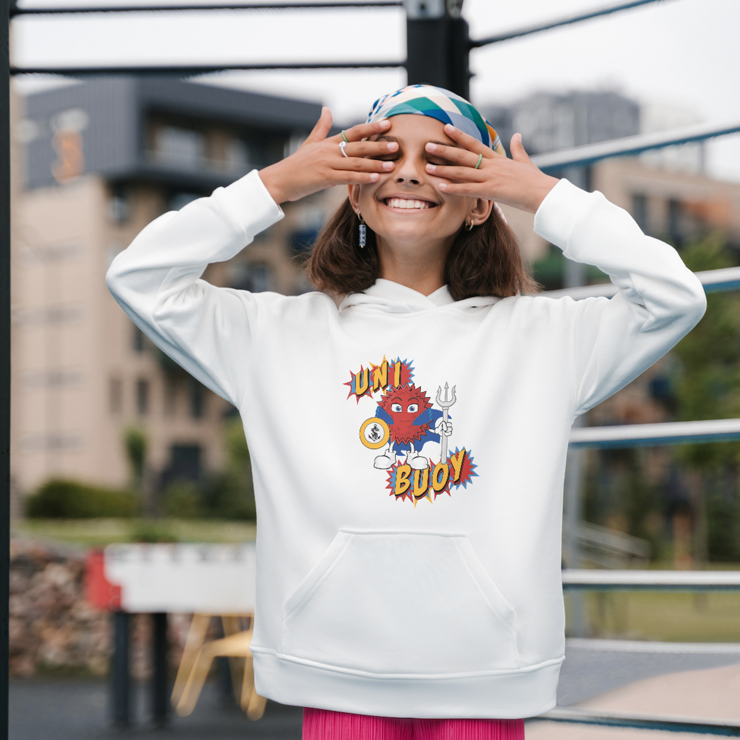 Uni Buoy White Hoodie